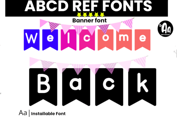 Abcd Ref Banner Font