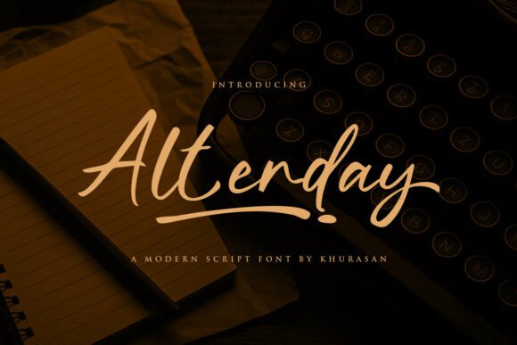 Alterday: A Handwritten Font for Polished Branding