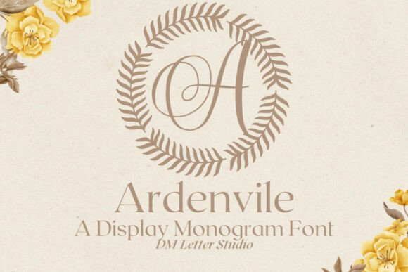 Ardenvile Monogram Font