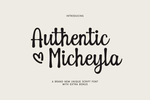 Authentic Micheyla Font