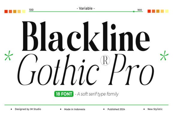 Blackline Gothic Font Review