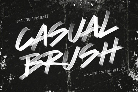 Casualbrush: A Bold Brush Font for Marketers