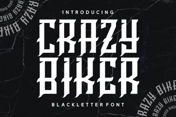 Crazy Biker Font Review