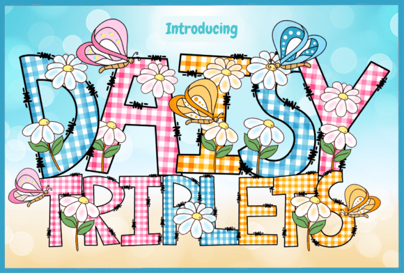 Daisytriplets Font for Creative Web Projects