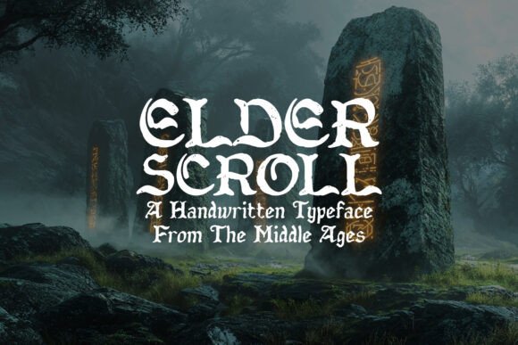 Elderscroll Font: Medieval Style for Modern Design