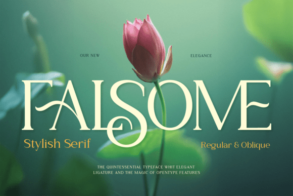 Falsome: A Serif Font for Elegant Web Design
