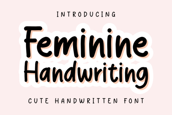 Feminine Handwriting Font