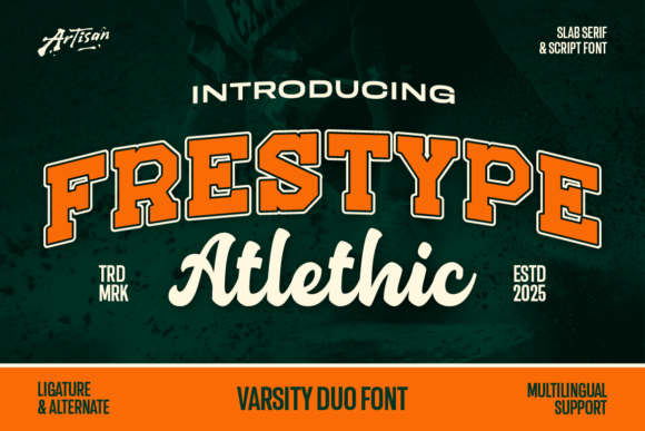 Frestype Atlethic Duo Font
