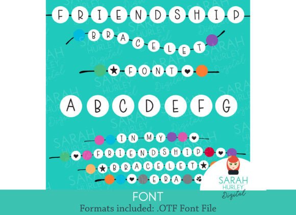 Friendship Bracelet Font