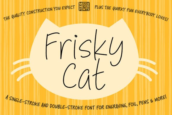 Frisky Cat Font for Creative Brands