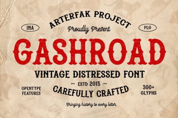 Gashroad Font for Bold Campaigns