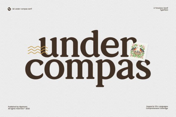Gc Under Compas Font for Elegant Design