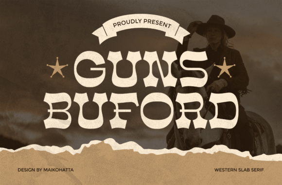Gunsbuford Font for Bold Editorial Design
