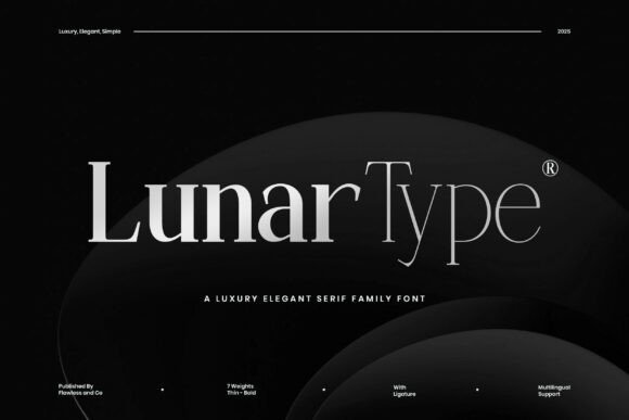 Lunartype: A Serif Font for Elegant Design