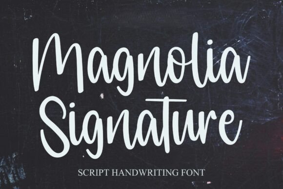 Magnolia Signature Font for Creative Campaigns