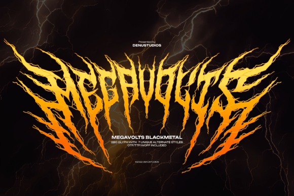 Megavolts Font for Bold Design