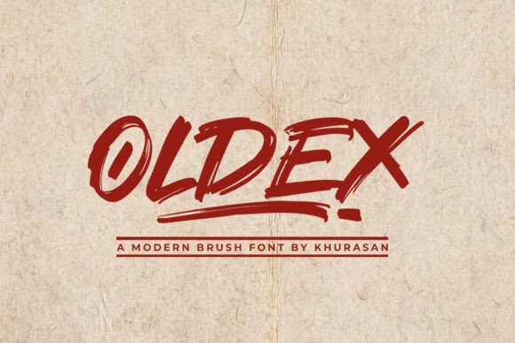 Oldex: A Modern Brush Font for Business Branding