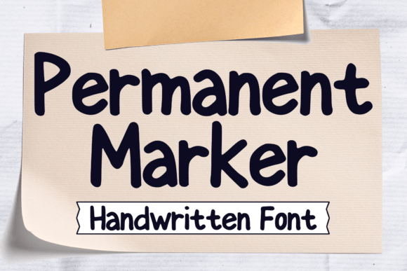 Permanent Marker Font for Creative Projects