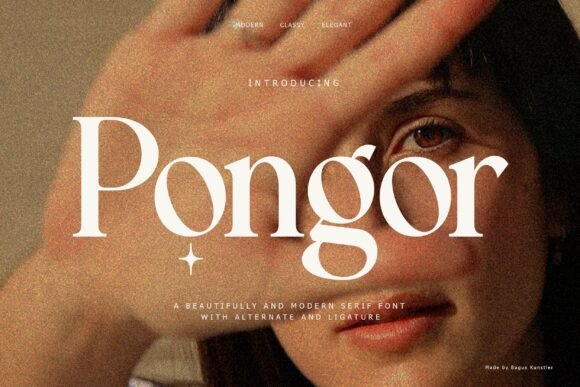 Pongor: A Serif Typeface for Elegant Design