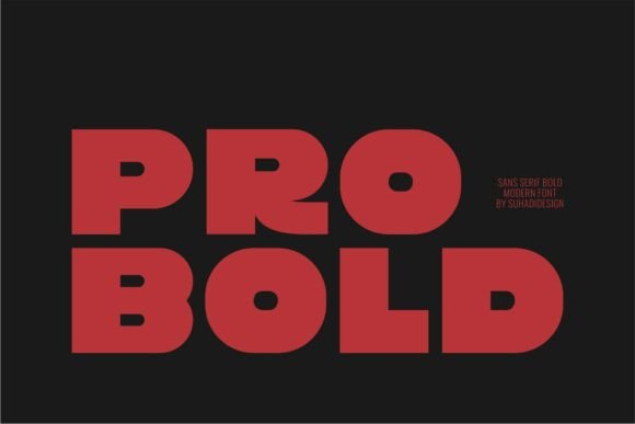 Pro Bold: A Modern Typeface for Elegant Design