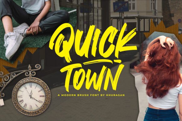 Quick Town Font for Business Branding