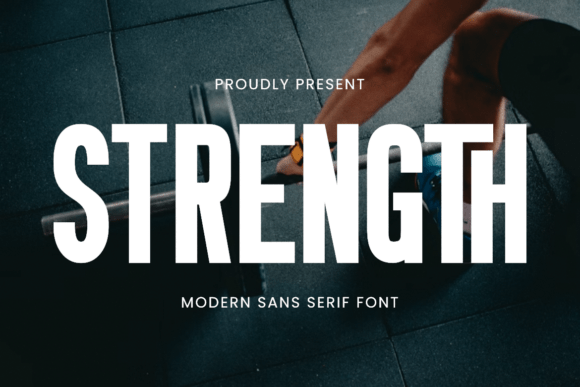 Strength Font for Creative Makers