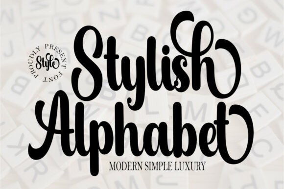 Stylish Alphabet Font for Professional Branding