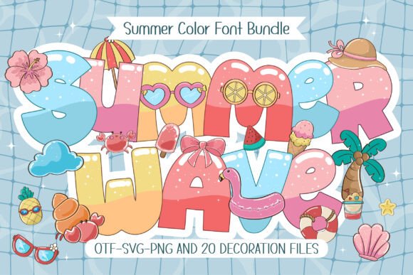 Summer Wave Font