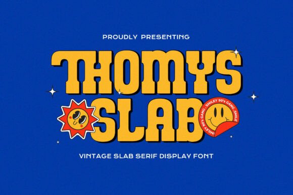 Thomys Slab Font for Business Branding