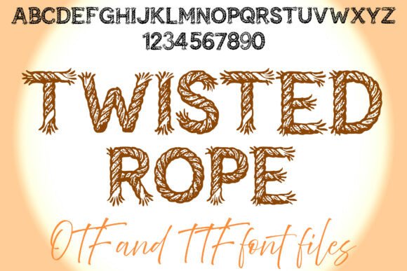 Twisted Rope Font for Bold Branding