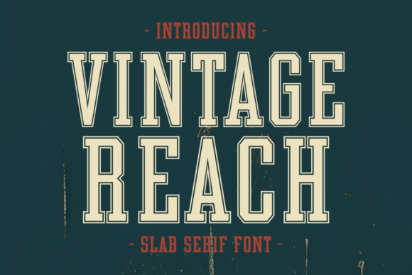 Vintage Reach Font for Bold Branding
